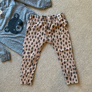 Huxbaby girls organic cotton pants 5T